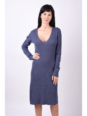 Dress Jjxx Jxjoana V-Neck Knit Night Shadow Blue